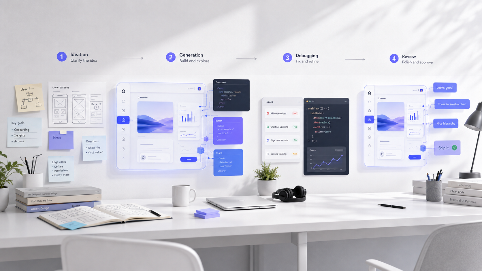 Bốn pha vibe coding