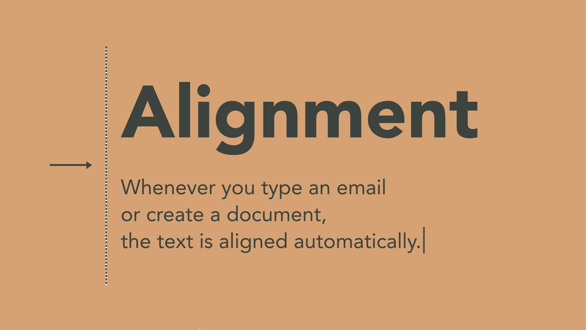 Minh họa nguyên tắc Alignment trong bố cục